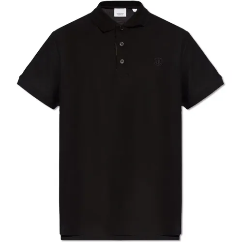 Poloshirt mit Logo , Herren, Größe: S - Burberry - Modalova