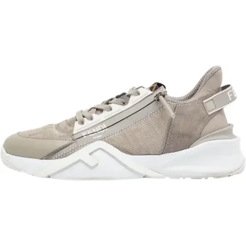 Pre-owned Canvas sneakers , male, Sizes: 8 UK - Fendi Vintage - Modalova