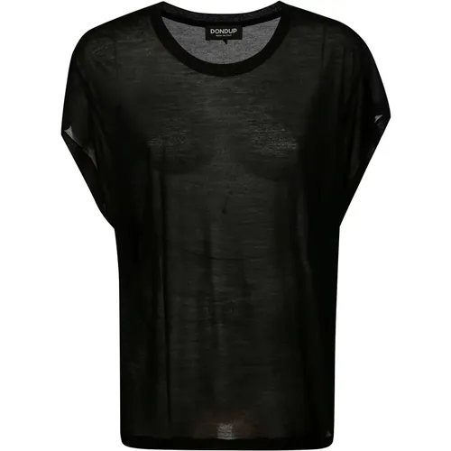 T-Shirts , Damen, Größe: XS - Dondup - Modalova