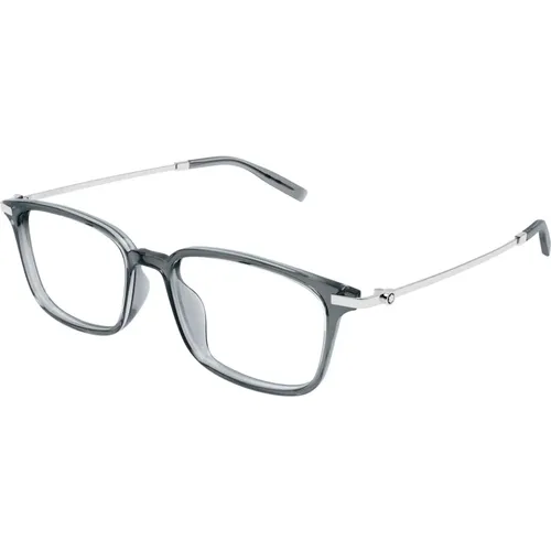 Designer Eyeglasses Black Mb0315Oa , male, Sizes: 54 MM - Montblanc - Modalova