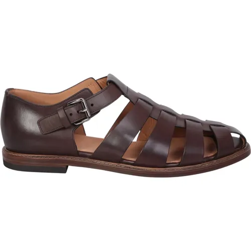 Leather Sandals for Men , male, Sizes: 7 1/2 UK, 6 1/2 UK, 9 1/2 UK, 10 1/2 UK, 8 1/2 UK - Church's - Modalova