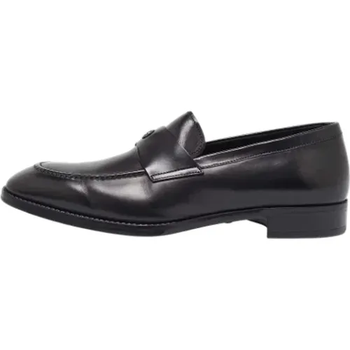 Pre-owned Leather flats , male, Sizes: 4 UK - Armani Pre-owned - Modalova