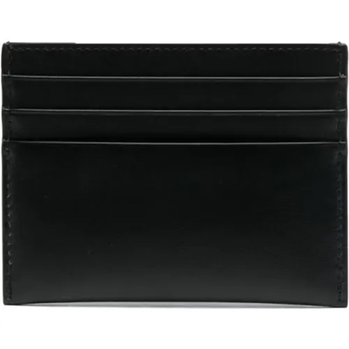 Leather Credit Card Wallet , male, Sizes: ONE SIZE - Givenchy - Modalova