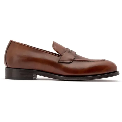Men Shoes Moccasins Marrone Aw21 , male, Sizes: 9 UK, 7 UK, 8 UK - Alexander 1910 - Modalova