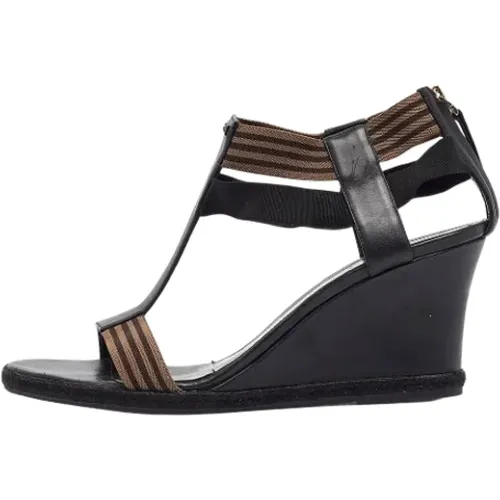 Pre-owned Leather sandals , female, Sizes: 8 UK - Fendi Vintage - Modalova