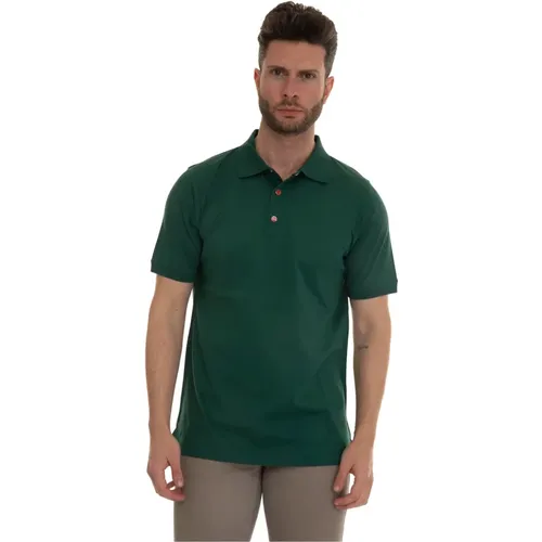 Herren Kurzarm Polo Shirt , Herren, Größe: XL - Kiton - Modalova