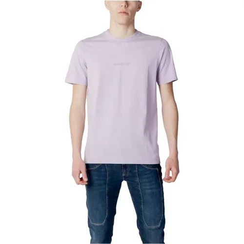 Einfaches Herren T-Shirt mit Rundhalsausschnitt , Herren, Größe: L - Liu Jo - Modalova