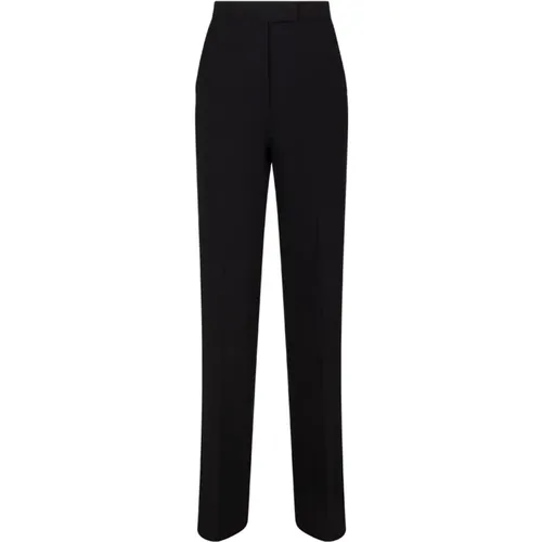 Straight-Fit Viscose Trousers , female, Sizes: XS, S - Max Mara - Modalova