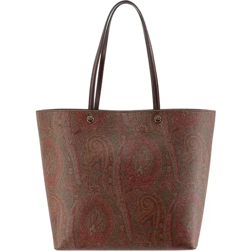 Luxurious Shoulder Bag with Paisley Motif , female, Sizes: ONE SIZE - ETRO - Modalova