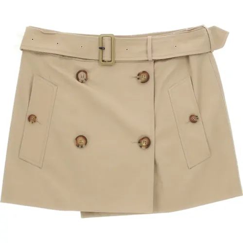 Brielle Mini Skirt, 4 W UK , female, Sizes: XS, 2XS, S - Burberry - Modalova