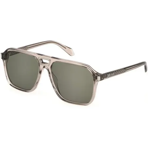 Transparent Sunglasses with Smoke Lenses , unisex, Sizes: 59 MM - Just Cavalli - Modalova