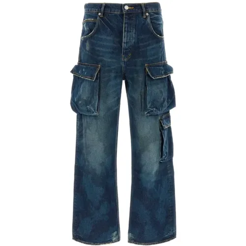 Cargo Denim Jeans , Herren, Größe: W32 - Purple Brand - Modalova