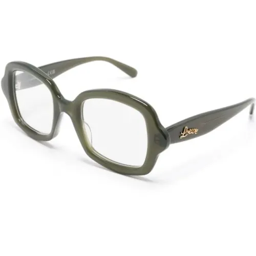 Grüne Optische Brille Stilvoll und Vielseitig , Damen, Größe: 49 MM - Loewe - Modalova