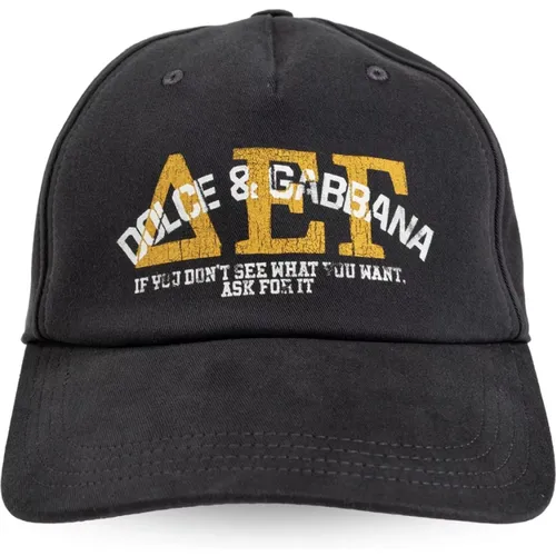 Cap , male, Sizes: 59 CM, 58 CM - Dolce & Gabbana - Modalova