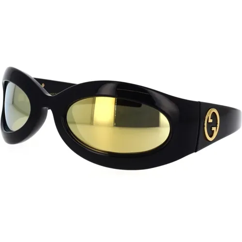Iconic Sunglasses Gg1247S 003 , female, Sizes: 60 MM - Gucci - Modalova