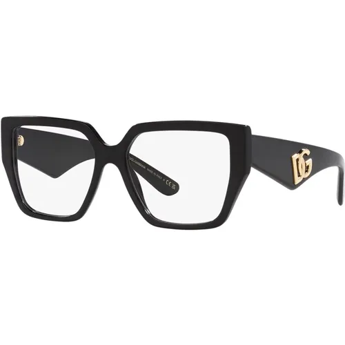 Dg3373 DG CrossedLarge Brillen , Damen, Größe: 55 MM - Dolce & Gabbana - Modalova