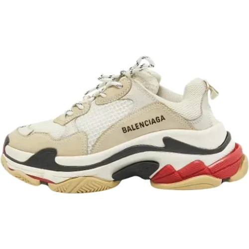 Pre-owned Leather sneakers , female, Sizes: 6 UK - Balenciaga Vintage - Modalova