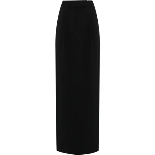 Long Skirt High Waist Straight Fit , female, Sizes: XS, L - Max Mara Studio - Modalova