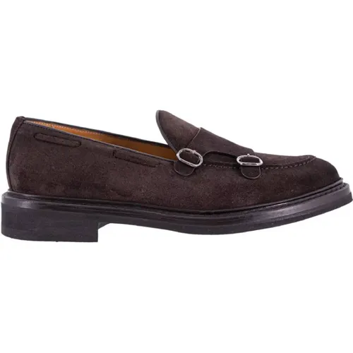 Double Buckle Suede Loafer , male, Sizes: 7 UK, 9 UK - Barrett - Modalova