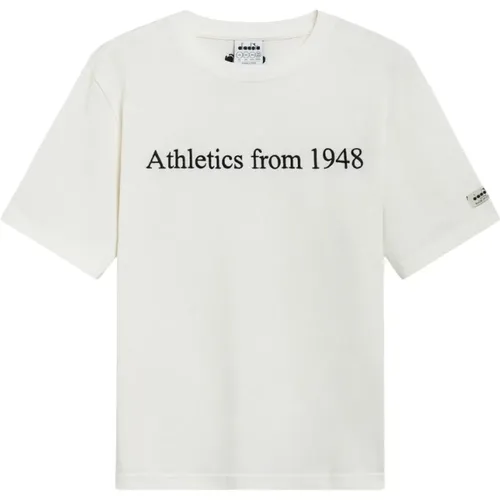 Stylish T-shirts and Polos Collection , male, Sizes: XS, M, S, 2XS - Diadora - Modalova