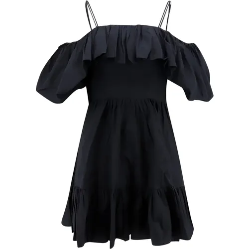 Cotton Mini Dress with Balloon Sleeves , female, Sizes: 2XS, XS - Ulla Johnson - Modalova