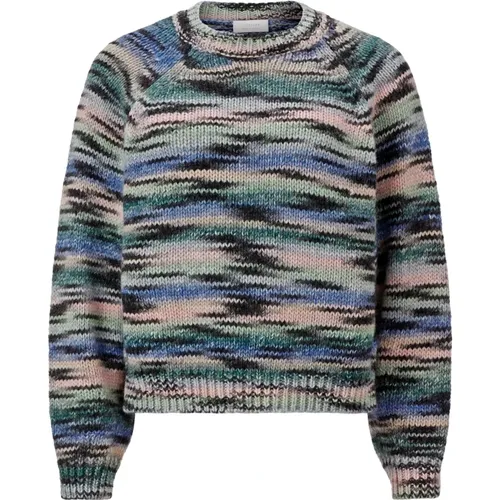 Space Dye Crew Neck Pullover - RICH & ROYAL - Modalova