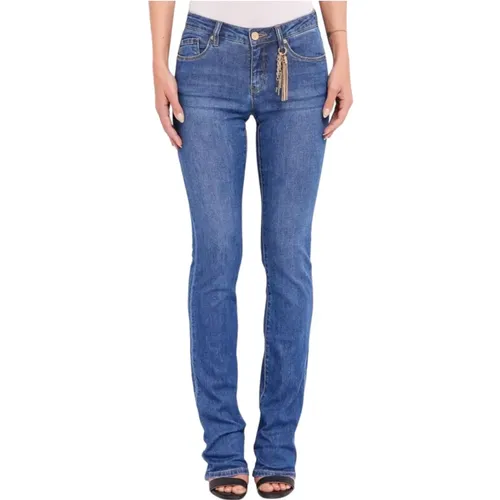 Classic Boot-cut Jeans , female, Sizes: W25, W30 - Gaudi - Modalova