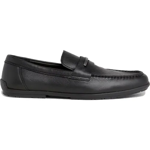 Schwarze Metall Bar Loafers , Herren, Größe: 42 EU - Calvin Klein - Modalova