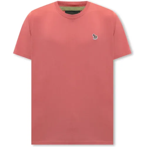 T-Shirt mit Logo-Patch - PS By Paul Smith - Modalova