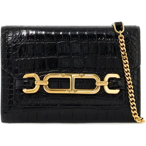 Krokodilleder Mini Clutch mit Kette - Tom Ford - Modalova