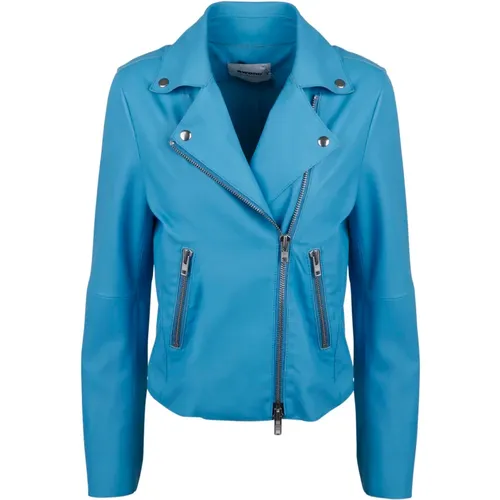Grainy Leather Biker Jacket , female, Sizes: L - S.w.o.r.d 6.6.44 - Modalova