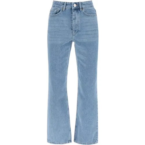 Organische Denim Cropped Jeans , Damen, Größe: W28 - By Malene Birger - Modalova