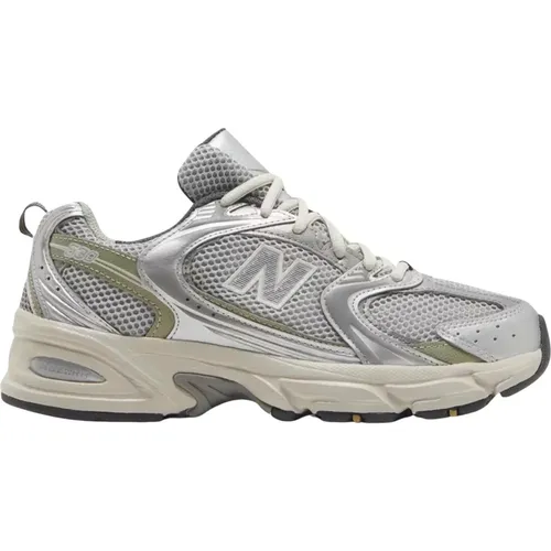 Limitierte Auflage Silber-Khaki Sneakers , Herren, Größe: 39 1/2 EU - New Balance - Modalova