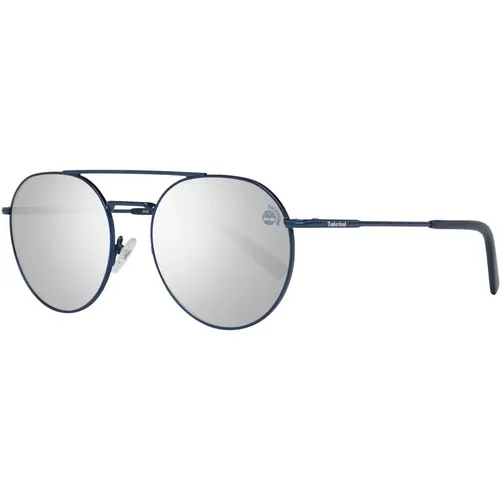 Blaue Metall-Sonnenbrille Schutz 3 - Timberland - Modalova