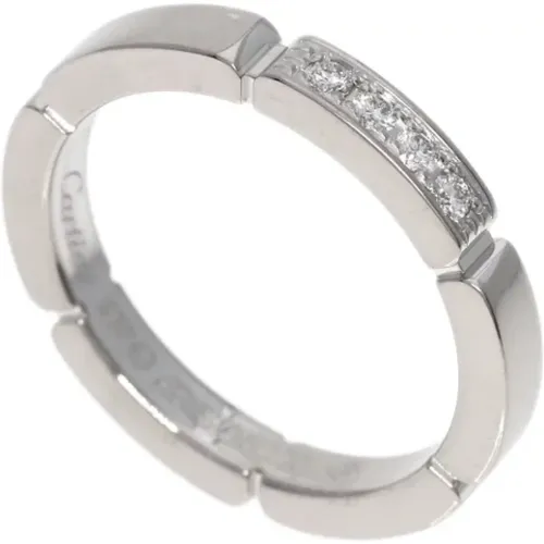 Pre-owned White Gold rings , female, Sizes: ONE SIZE - Cartier Vintage - Modalova