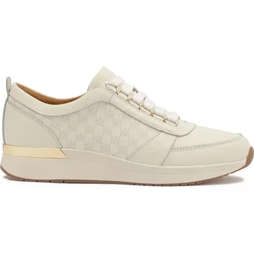 Damen weiße und beige Sneakers , Damen, Größe: 36 EU - Kazar - Modalova