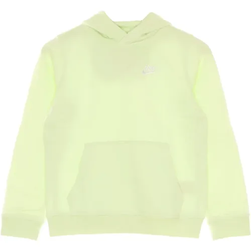 Sportswear Club Pullover Hoodie Lime Ice - Nike - Modalova