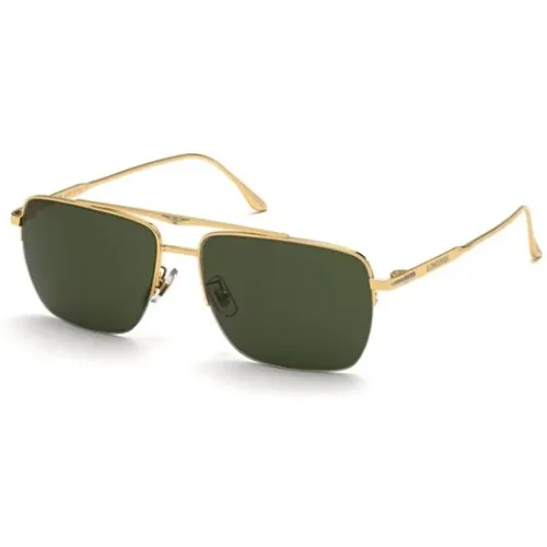 Gold Frame Stylish Sunglasses , male, Sizes: 59 MM - Longines - Modalova
