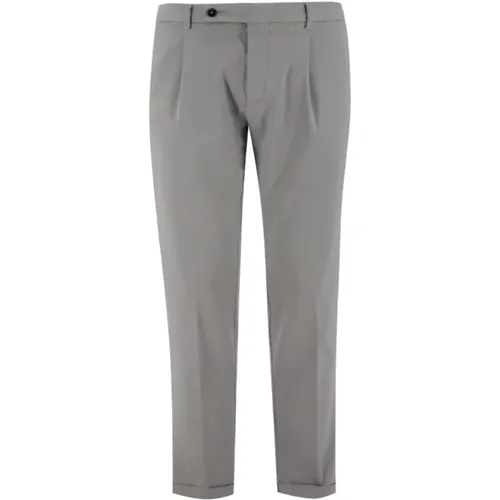 Italian Made Men's Stretch Trousers , male, Sizes: M, 4XL, 2XL, L, XL - Berwich - Modalova