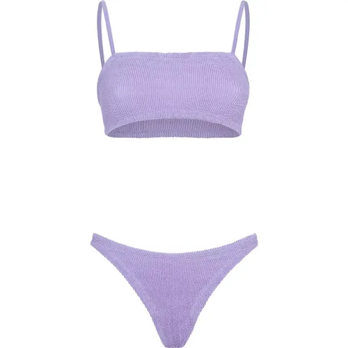 Lilac Bikini Set Pink , female, Sizes: ONE SIZE - Hunza G - Modalova