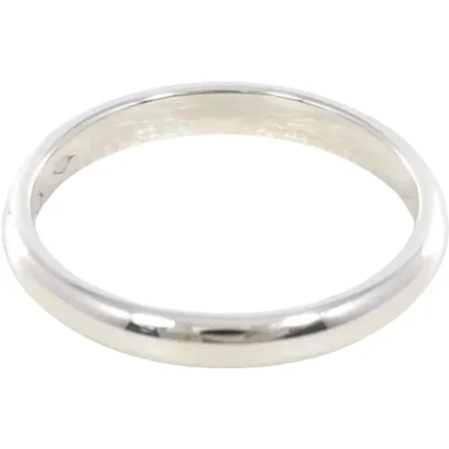 Pre-owned Platinum rings , female, Sizes: ONE SIZE - Cartier Vintage - Modalova