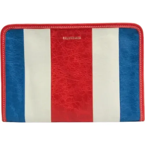 Pre-owned Multicolored Leather Balenciaga Clutch , female, Sizes: ONE SIZE - Balenciaga Vintage - Modalova