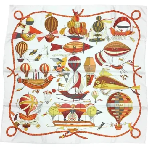 Pre-owned Silk scarves , female, Sizes: ONE SIZE - Hermès Vintage - Modalova