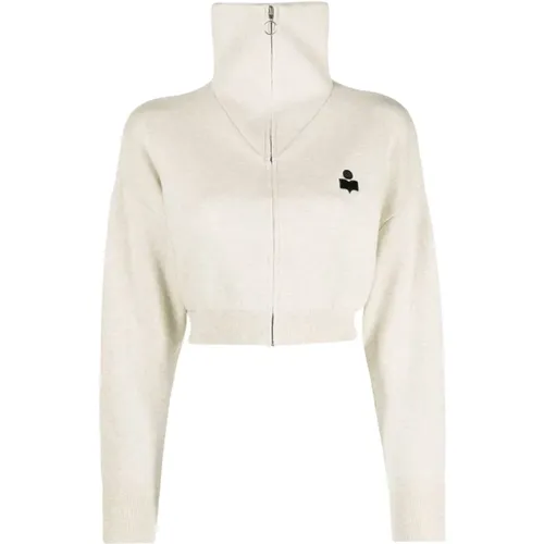 Grey Oxane Cardigan Sweaters , female, Sizes: XS, S - Isabel Marant Étoile - Modalova