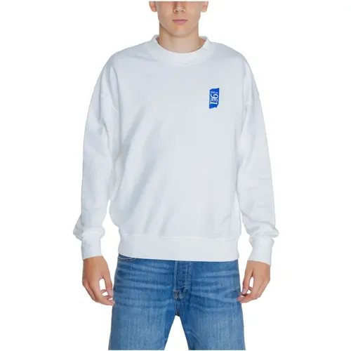 Weiß Langarm Rundhals Sweatshirt - Replay - Modalova