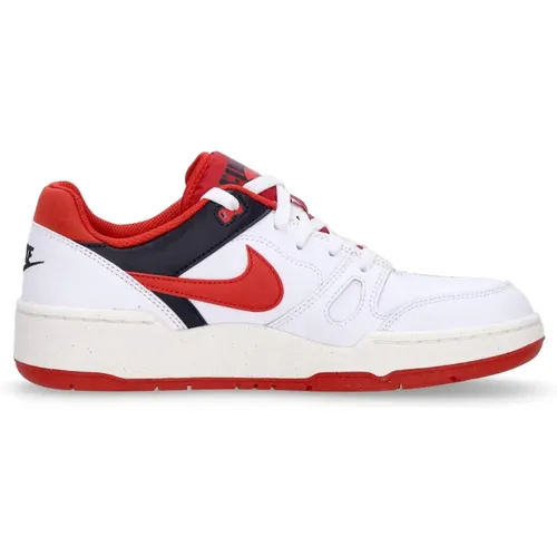 Retro Low Force Sneaker White/Red/Black , male, Sizes: 9 UK, 11 UK, 12 UK, 5 UK, 13 UK, 8 1/2 UK, 8 UK, 6 UK, 10 UK, 6 1/2 UK, 14 1/2 UK, 13 1/2 UK, 7 - Nike - Modalova