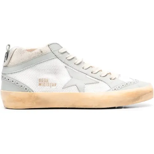 Stylish Mid-Star Sneakers , female, Sizes: 7 UK - Golden Goose - Modalova