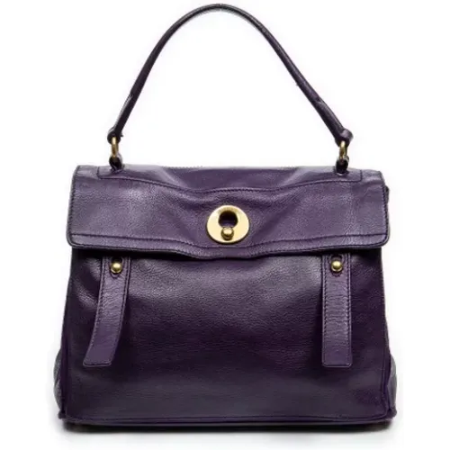 Pre-owned Leather shoulder-bags , female, Sizes: ONE SIZE - Yves Saint Laurent Vintage - Modalova