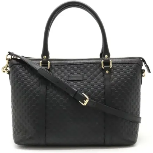 Pre-owned Leather totes , female, Sizes: ONE SIZE - Gucci Vintage - Modalova