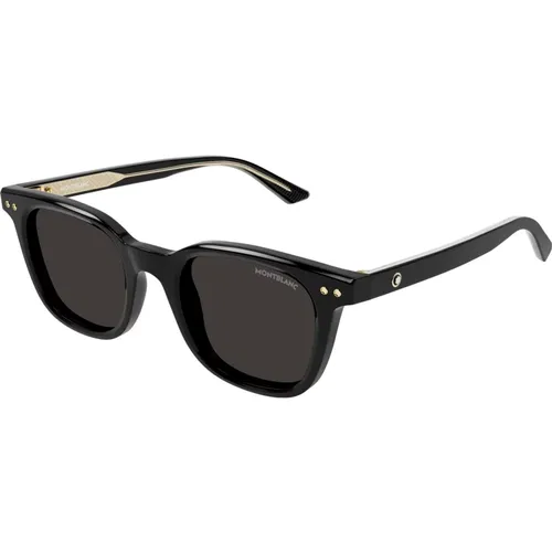 Sunglasses,Sonnenbrille,Schwarze Sonnenbrille - Montblanc - Modalova